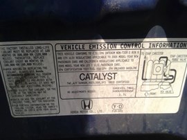 2005 HONDA CIVIC, NAVY BLUE, LX MODEL, 1.7L,AT.  A26221